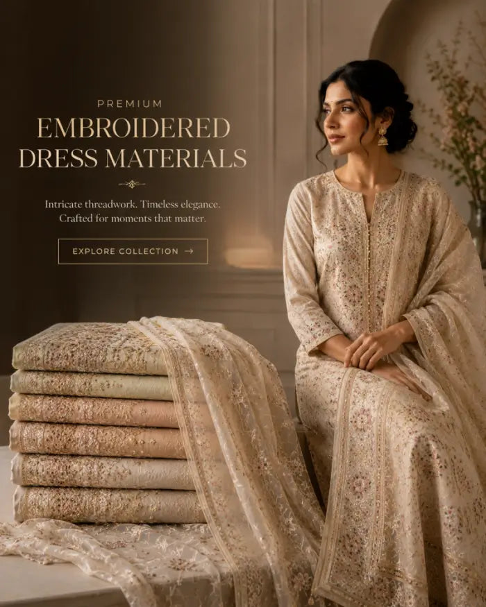 Embroidery Dress Material