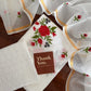 White Kota Doria Dress Material with Embroidered Cotton Bottom & Floral Embroidered Dupatta – Red & White